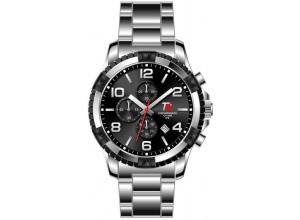 ساعة رجالية من تي فايف [ستانلس ستيل,كرونوجراف